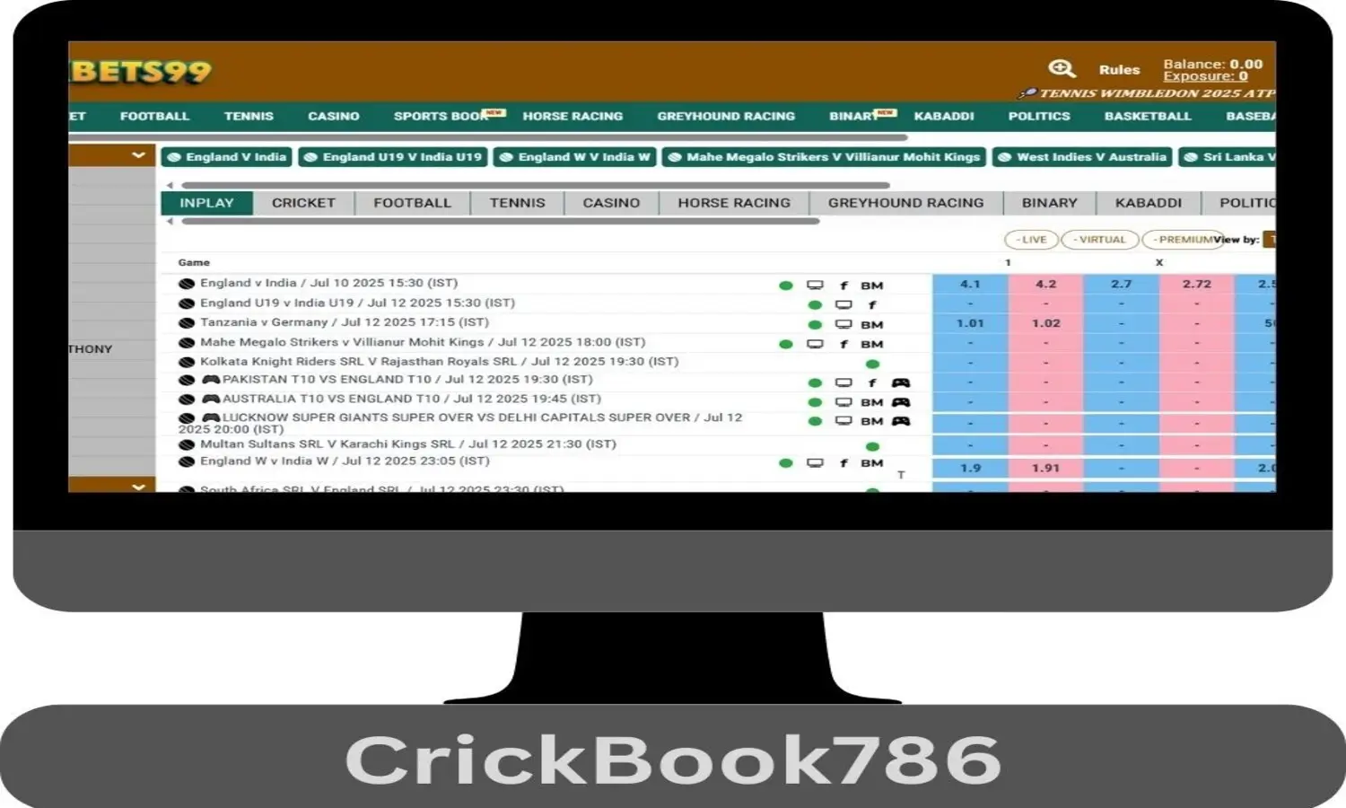 Cricbet99 id
